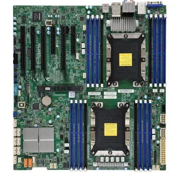 Процесор X11DAi-N дънна платка Supermicro 2-ро поколение LGA-3647 ПИН C621 DDR4-2933MHZ Добре тестван преди да изпратите