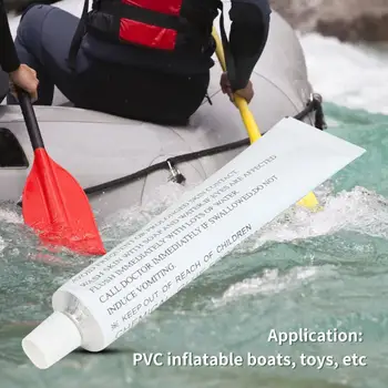 Ремонтни лепкава Тръба PVC Надуваема Лодка с Гребло борда на Каяка Ремонт Лепило за тръби Средства за Ремонт на Плувни Басейни