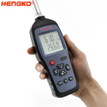 Ръчен дигитален влагомер със стабилизация на височина, термометър, данни дървар, монитор влажност, сертифицирующие измервателни уреди