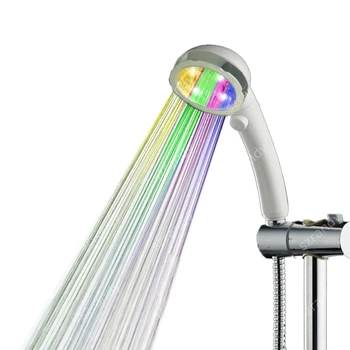 Ръчно разбрызгиватель за промяна на цвета на led душ в хотела, ръчно баня