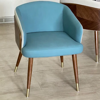 Скандинавски луксозен модерен минималистичен дизайн на Обедната стола Дървено Столче Висококачествени Столове Удобен Кухненски Мебели WZ50DT