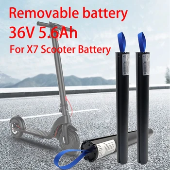 Скутери X7 Сгъваеми, оригинална литиево-йонна батерия с капацитет от 36 До 5200 mah, за електрически скутер XIAOMI X7, сменяема батерия