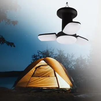 Слънчев Лампа за къмпинг, окачен USB зареждане, Сгъваема фенерче, led лампа за къмпинг, за разходки, Прекъсвания в електрозахранването, приключения, пикник в плевнята