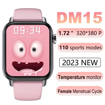 Смарт часовници Мъжки Дамски Bluetooth-Разговор на цял екран Сензорен ip68 Водоустойчив Смарт гривна с контрол на съдържанието на кислород в кръвта спортен Монитор Умен Часовник