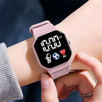 Спортни часовници за жени и мъже, електронни led цифров часовник, модни прости ежедневни дамски силиконови часовници, електронни часовници