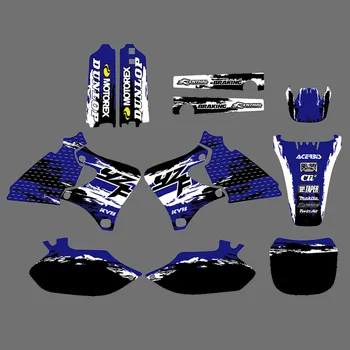 Стикер на Обтекател на Мотоциклет, Графични Фонови Етикети, комплекти за Yamaha YZ250F YZ400F YZ426F 1999 2000 2001 2002 YZ 250F/400F/426F