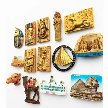 Стикери за хладилник в паметта за културен туризъм на Египет за класната стая, офис, домашен интериор, арт подарък за възрастни
