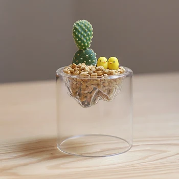 Стъклени цилиндрични вази за централните елементи, сватбени бижута, Стъклена ваза за растенията на рафта на масата, Цветя ваза за домашен декор
