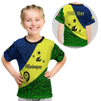 Тениска с изображение на провинция Малампа, Детски Тениски с 3D принтом Вануату, Лятна тениска За момчета и момичета, Върховете голям размер