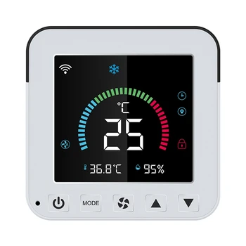 Термостата на климатика Sasha Smart Life DC5V, IR дистанционно управление, Таймер, Сензор за температура и влажност на въздуха