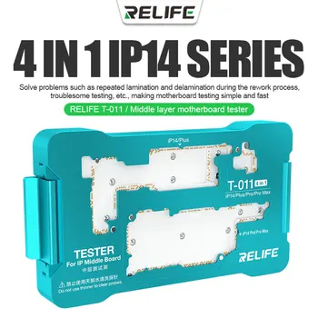 Тестер слоистости на дънната платка RELIFE T-011 за iPhone 14 /14Plus/14Pro/14 Pro Max за премахване на слоистости по време на изпитване
