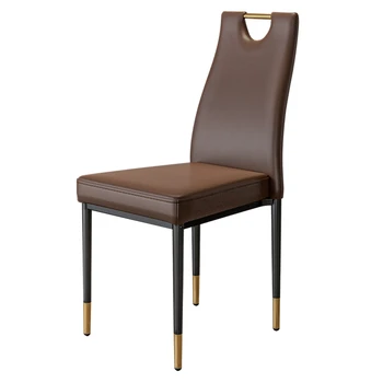 Трапезария стол ZL за дома със сгъваем стол, маса за хранене и стол за дълго на седалката, удобна кожа