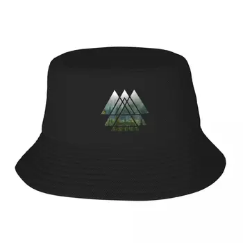 Триъгълници на Сакралната геометрия - Misty Forest, рибар шапка за възрастни, шапки-ведерки, мъжки, дамски шапки, рибарска шапка за момичета и момчета