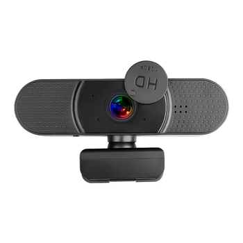 Уеб-камера с висока разделителна способност 1080P с микрофон, подходящи за работа с видеозвонками на КОМПЮТЪР в реално време