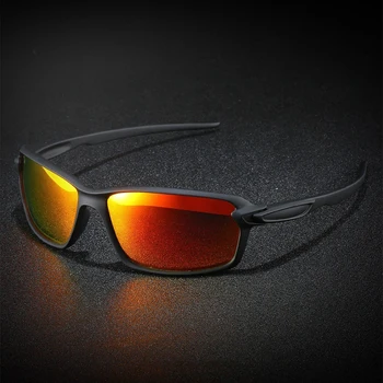 Унисекс Поляризирани Слънчеви Очила Квадратни Спортни Велосипедни очила Мъжки слънчеви очила за шофиране, Риболов, UV400, Дамски ластични цветни очила за Пътуване