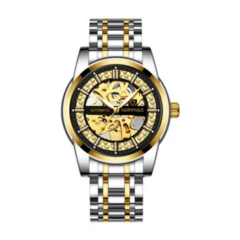 Фабриката на луксозни ръчни часовници с каишка от неръждаема стомана 41 мм 3ATM, водоустойчив модерни автоматични механични часовници за мъже