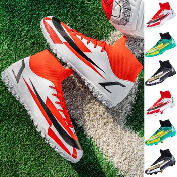 Футболни обувки за мъже, футболни обувки за момчета Ag Sg, юношески футболни обувки 2022, Размер 11, футболни обувки, с меко покритие, Нови