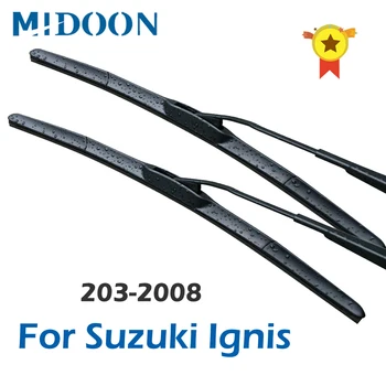 Хибридни четки за чистачки MIDOON за Suzuki Ignis Fit Hook Arms 2003 2004 2005 2006 2007 2008