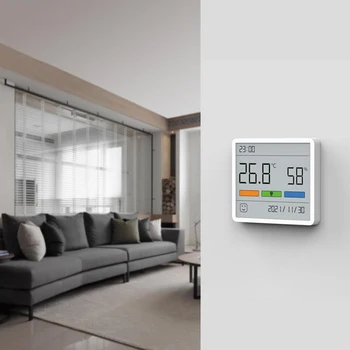 Цифров LCD измерване на температура и влажност на въздуха, удобен сензор за температурата в стаята, влага, часовници, влагомер, манометър, термометър