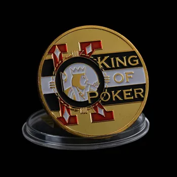 Чипове за покер, казино, Късмет, златна Възпоменателна монета 