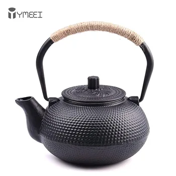 Японски чугун чайник YMEEI с заварочным затвор от неръждаема стомана, домакински прозрачен чайник за варене на чай Oolong